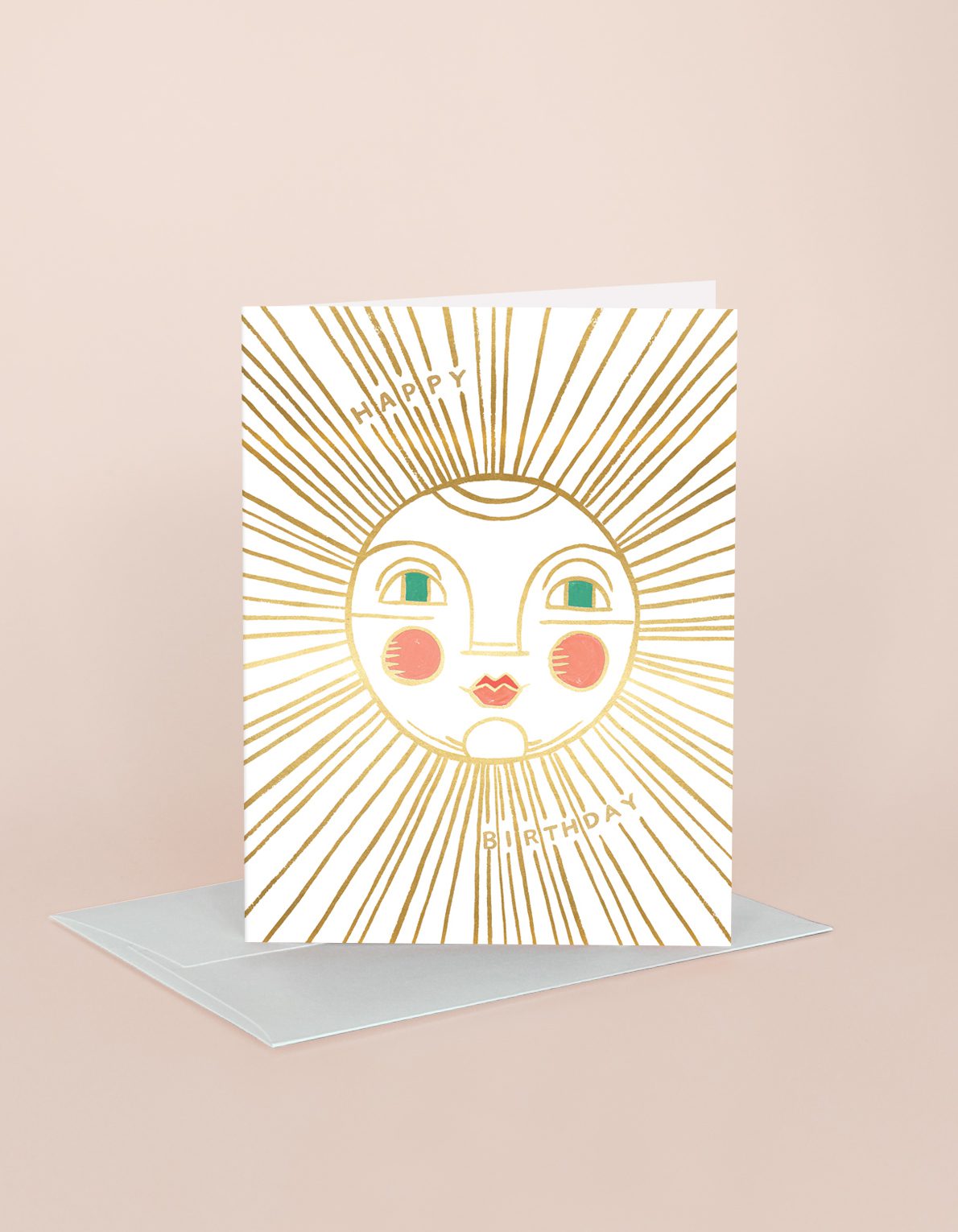 Birthday Greeting Card | Golden Sun