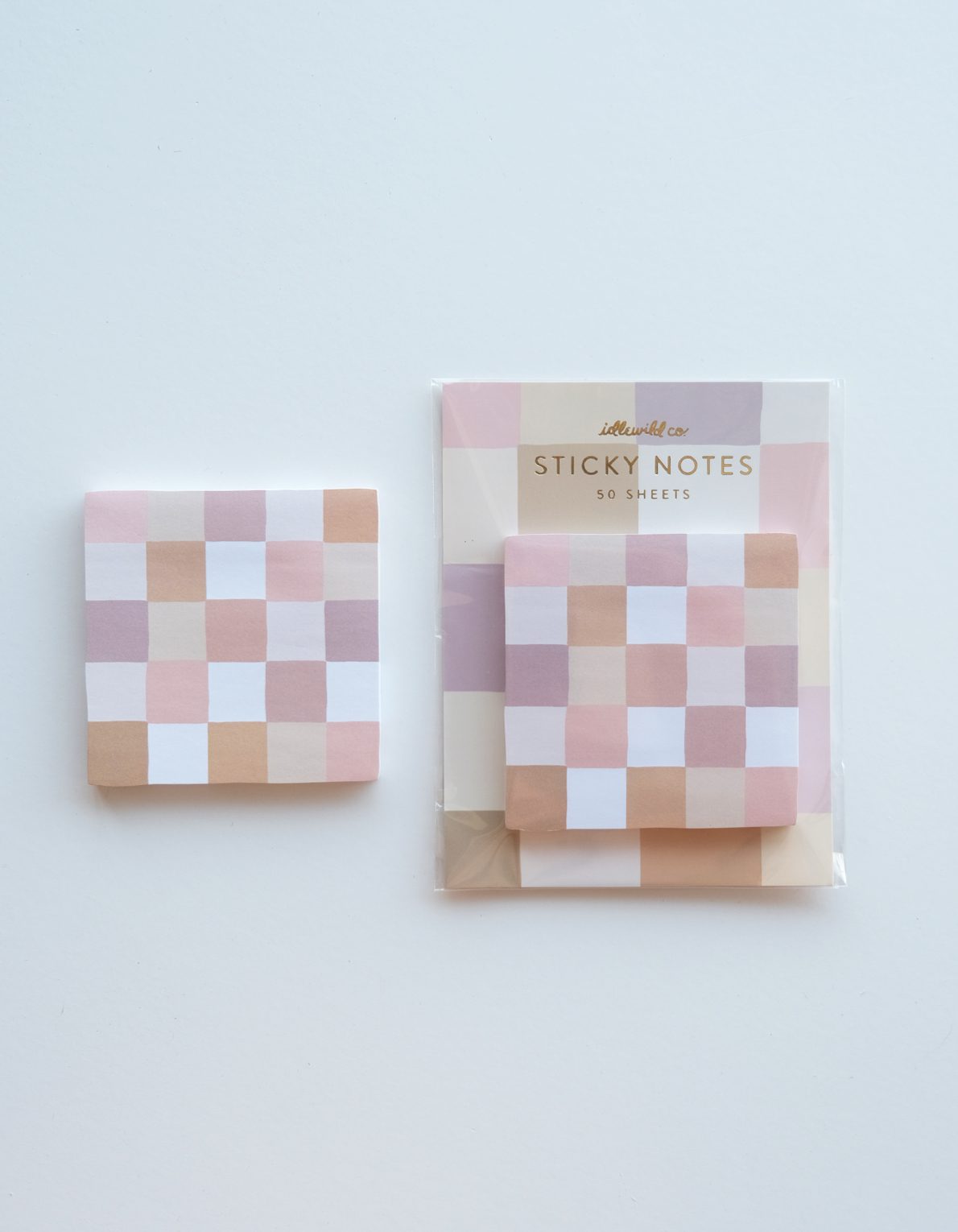 Die-Cut Sticky Note Pad | Nude Checks