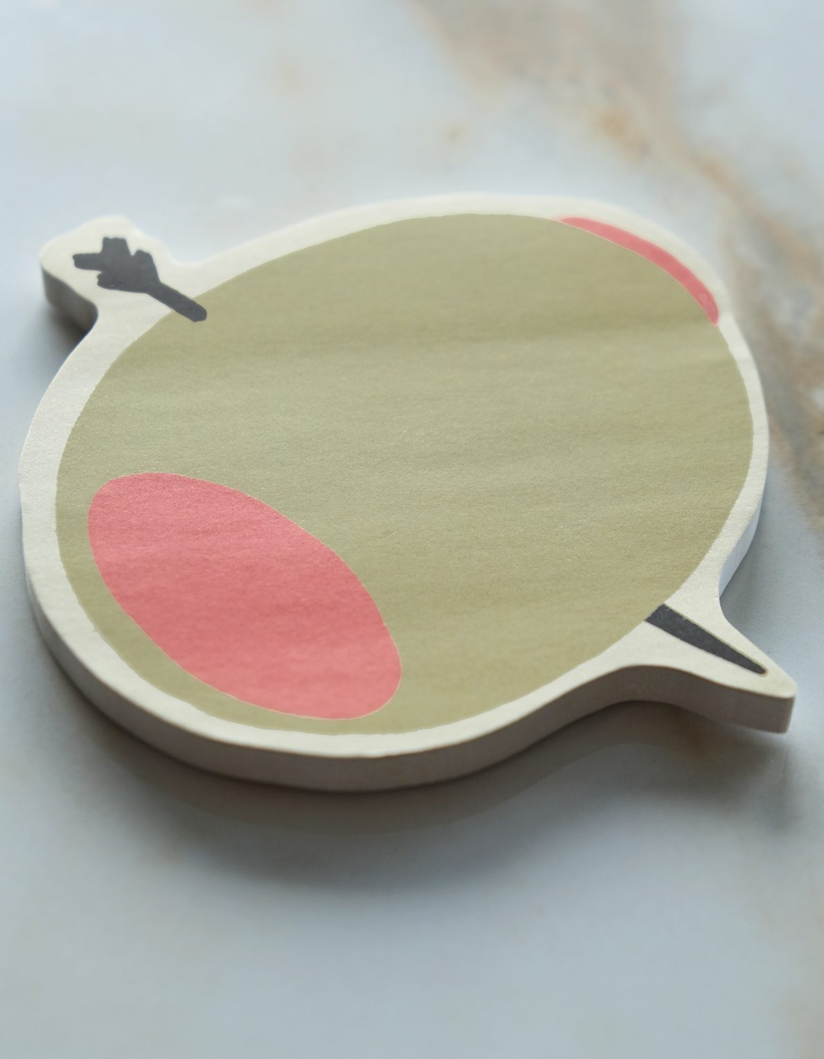 Die-Cut Sticky Note Pad | Olive