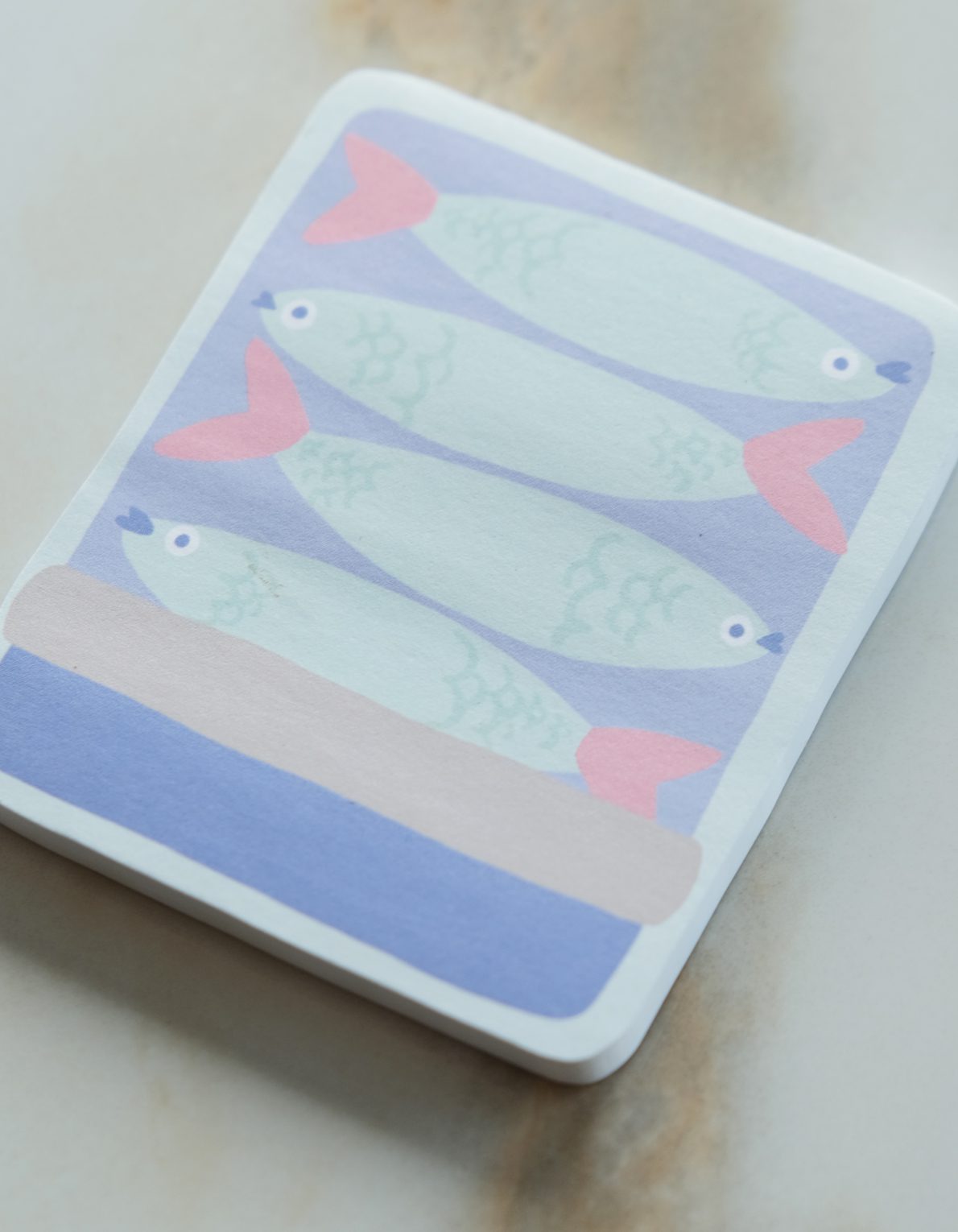 Die-Cut Sticky Note Pad | Tinned Fish