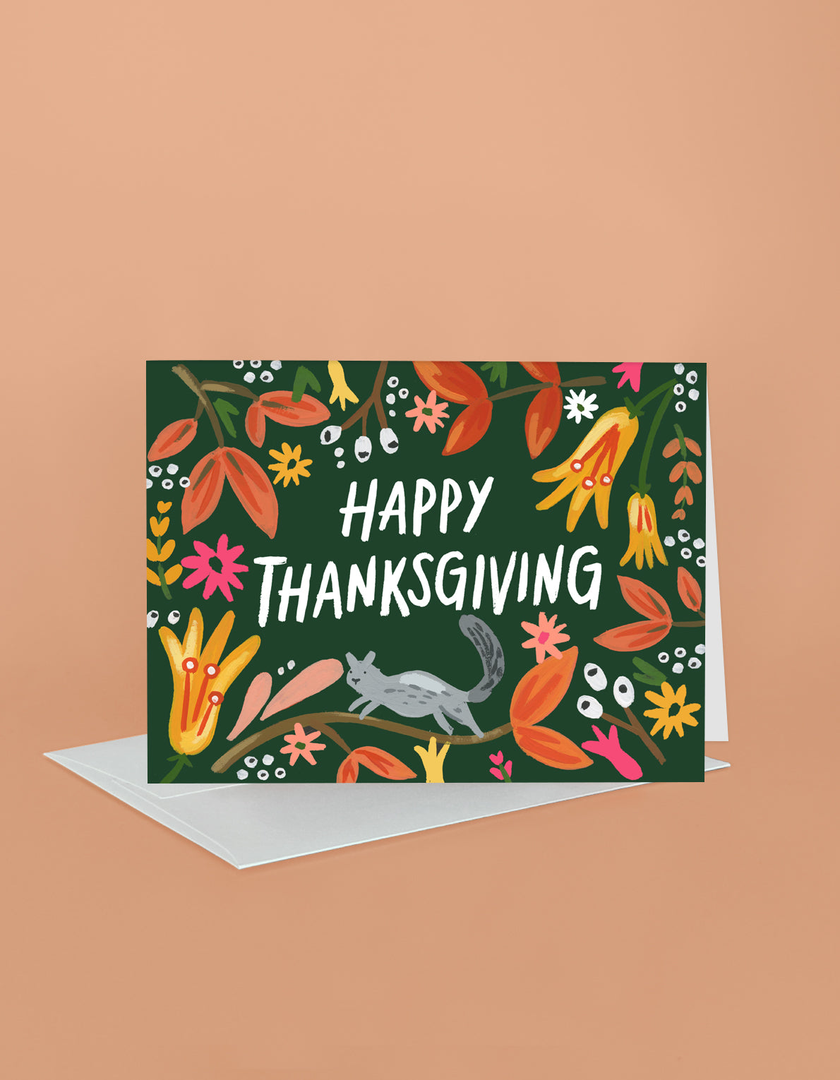 Thanksgiving Greeting Card | Thanksgiving Mums