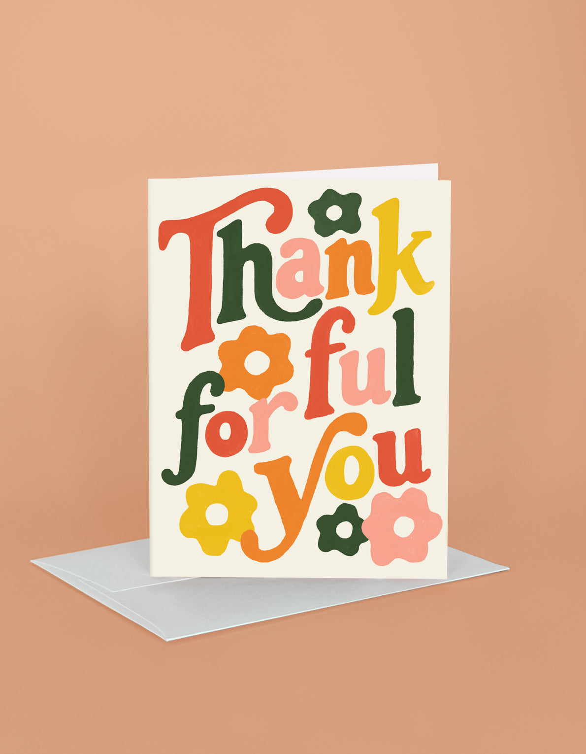Thanksgiving Greeting Card | Thankful Daisies