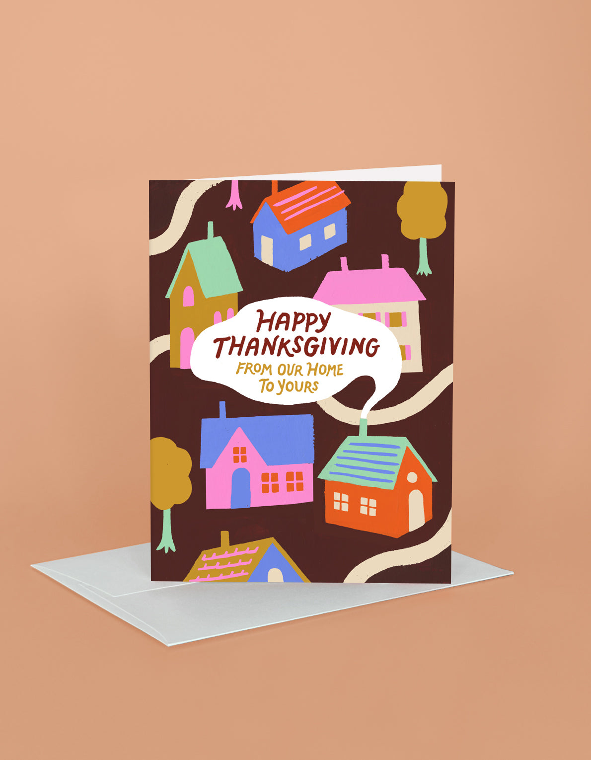 Thanksgiving Greeting Card | Thanksgiving Neighborhood
