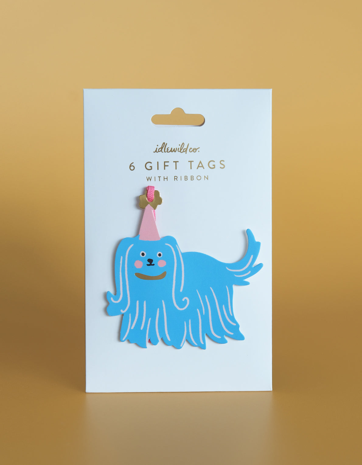 Die-Cut Gift Tag | Party Dog