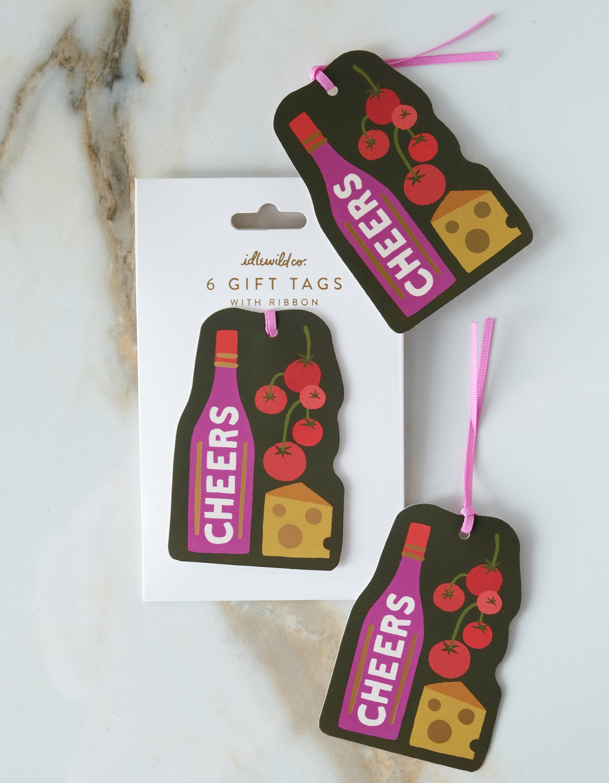 Die-Cut Gift Tag | Cheers