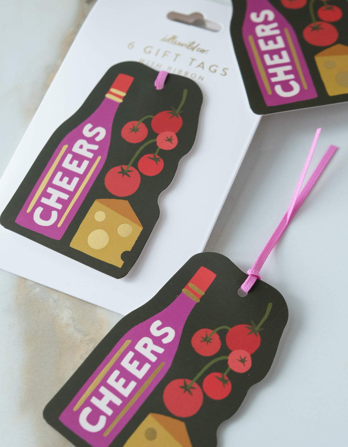 Die-Cut Gift Tag | Cheers