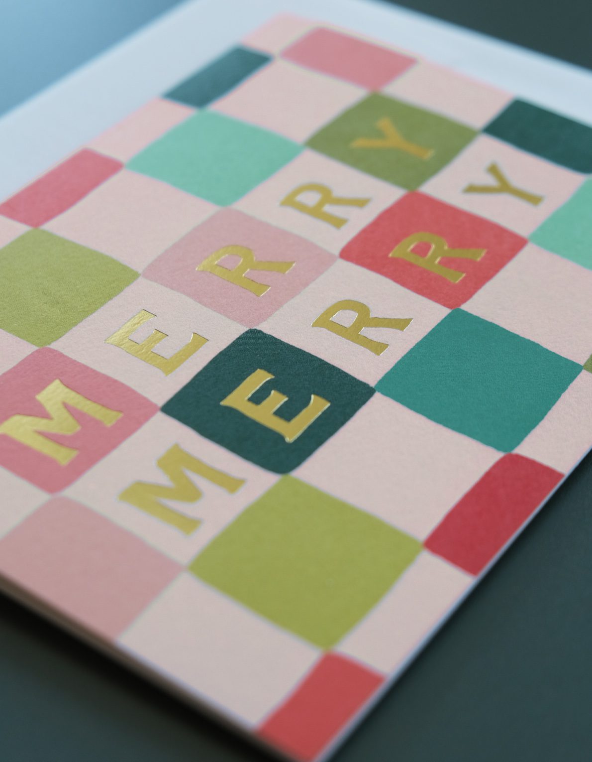 Holiday Greeting Card | Merry Checks
