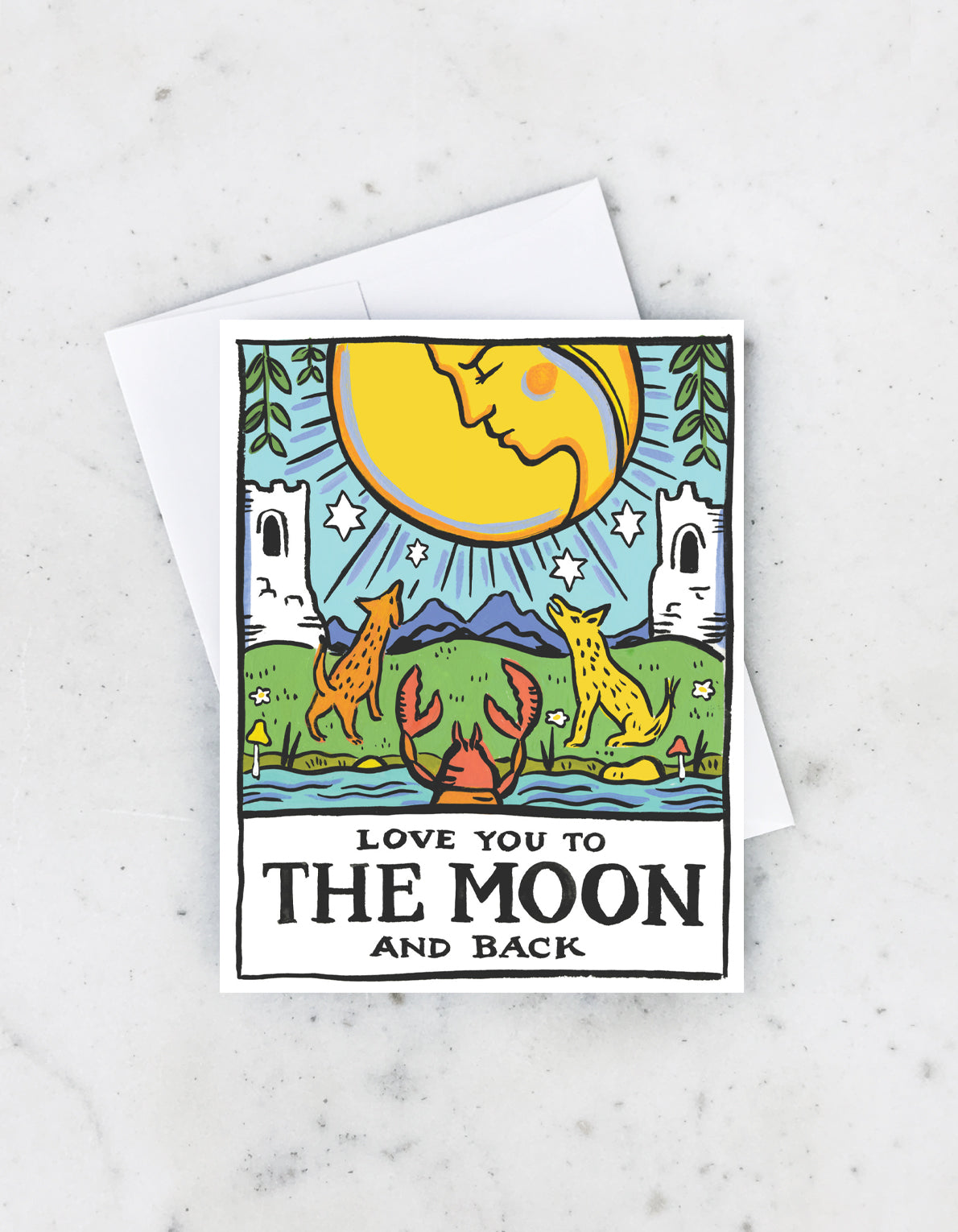 Birthday Greeting Card | Tarot Moon