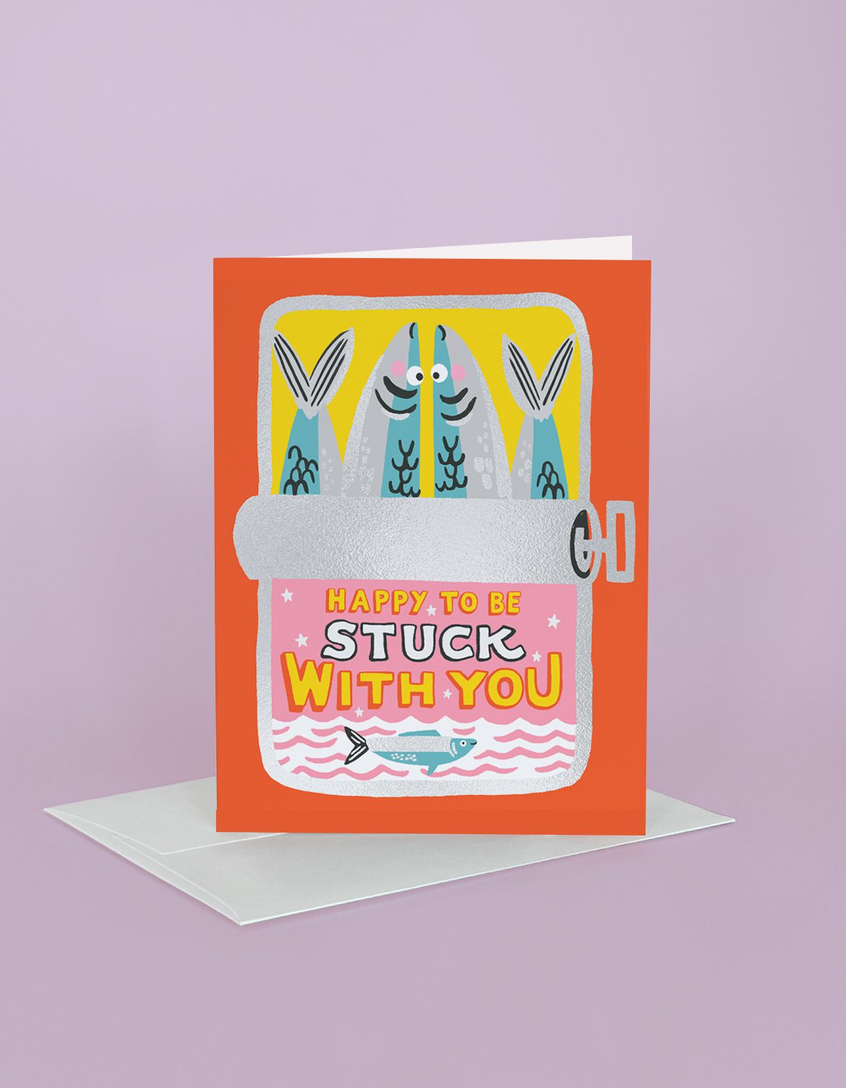 Love Greeting Card | Stuck with You Sardines