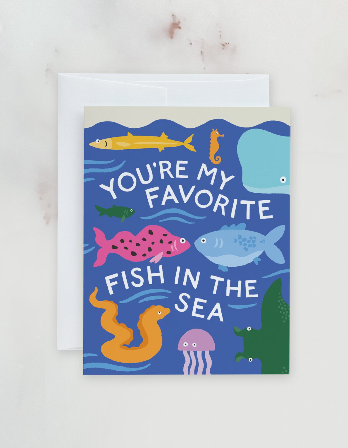 Love Greeting Card | Fish in the Sea