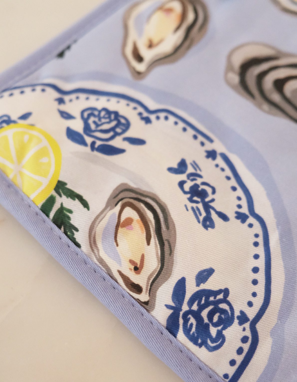 Oven Mitt + Potholder Set | Oysters