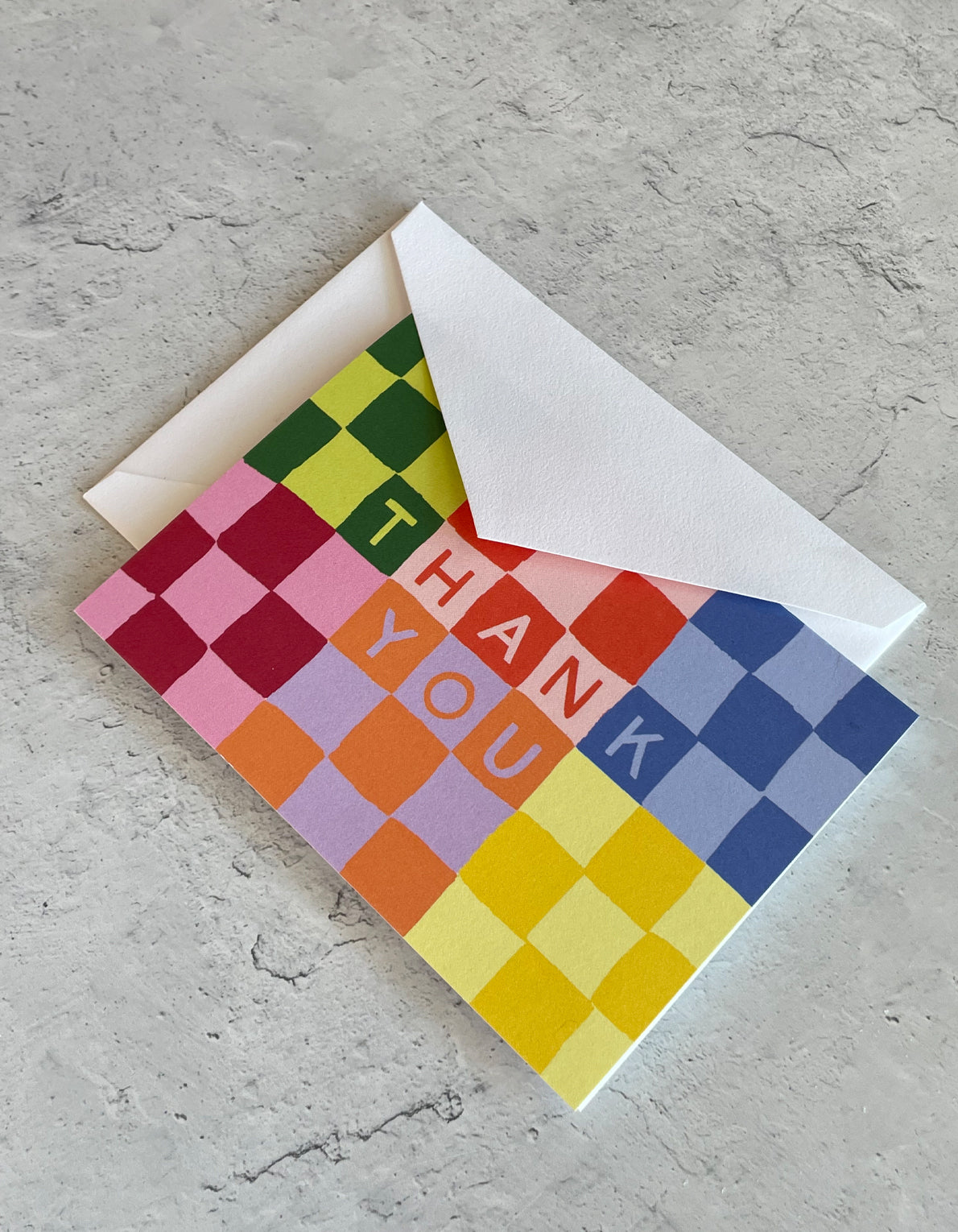 Note Cards, Boxed Set of 12 | Checky Thank You