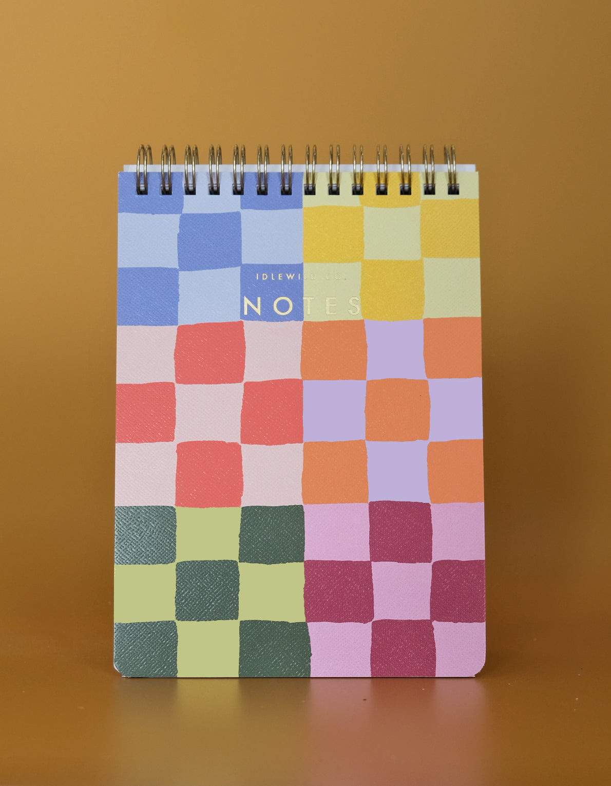 Spiral-Bound Jotter | Rainbow Checks