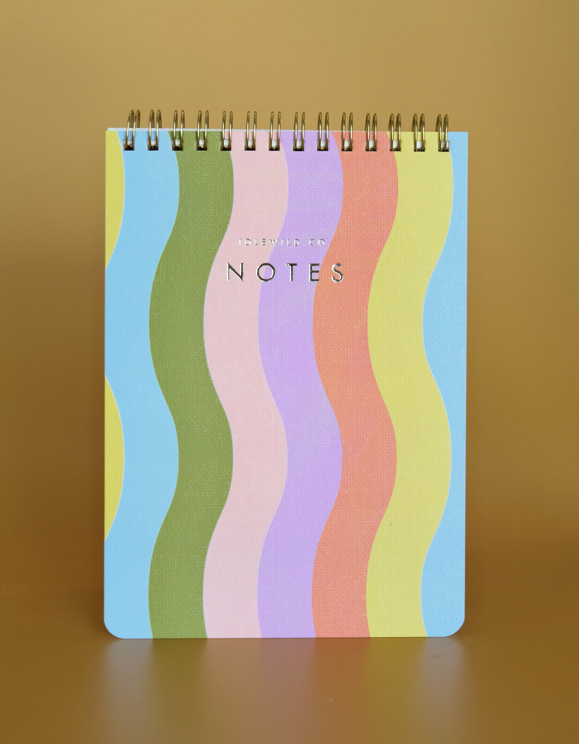 Spiral-Bound Jotter | Wavy Rainbow