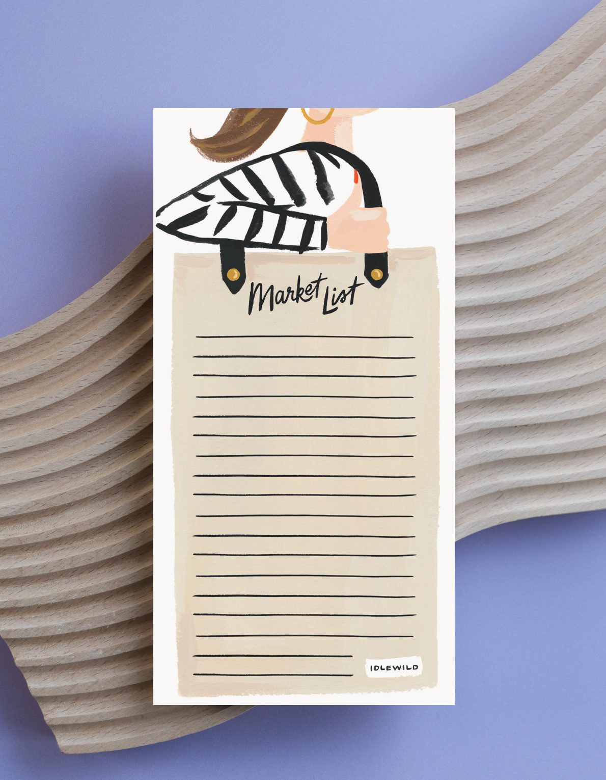Magnetic Market List Pad | Canvas Tote