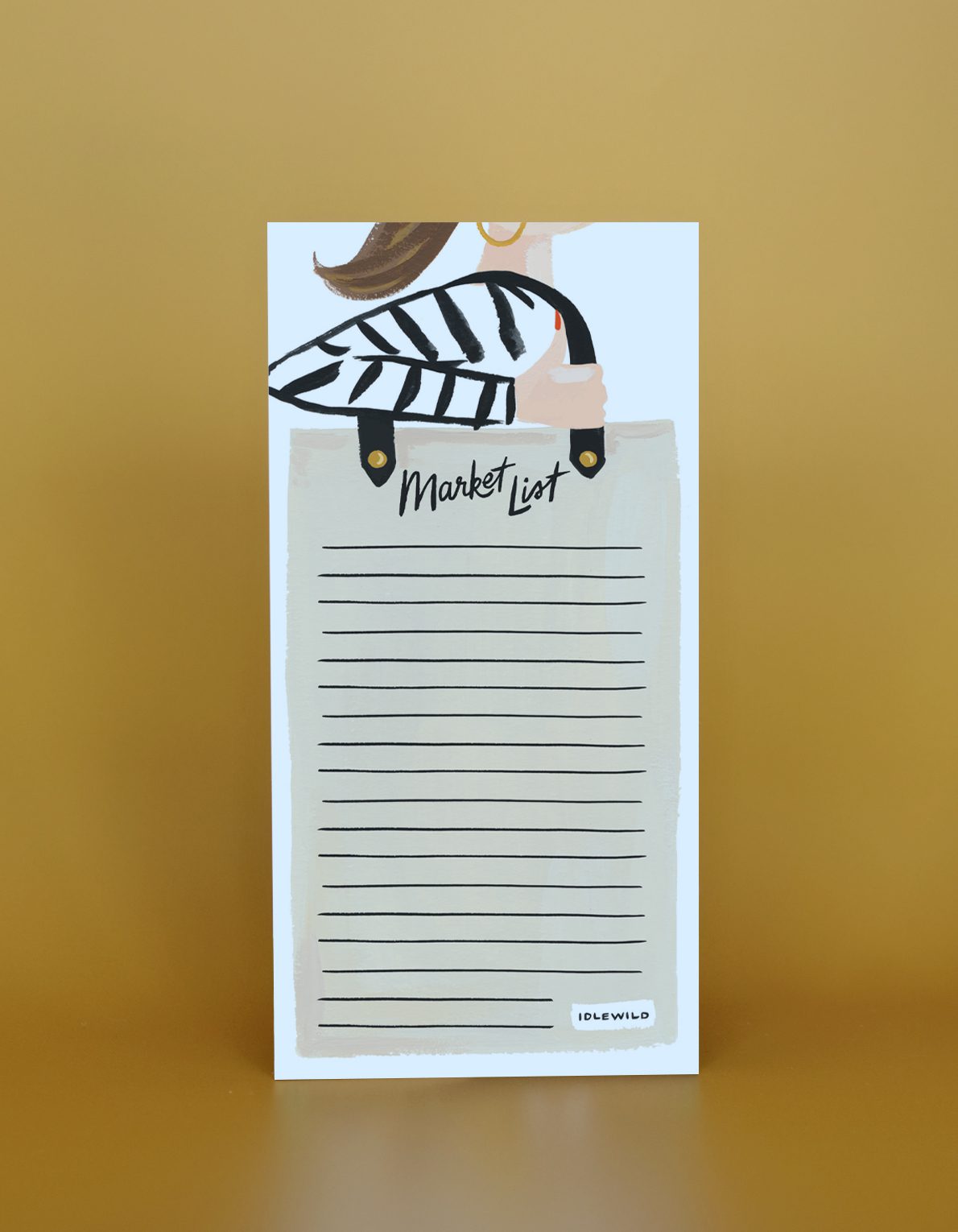 Magnetic Market List Pad | Canvas Tote
