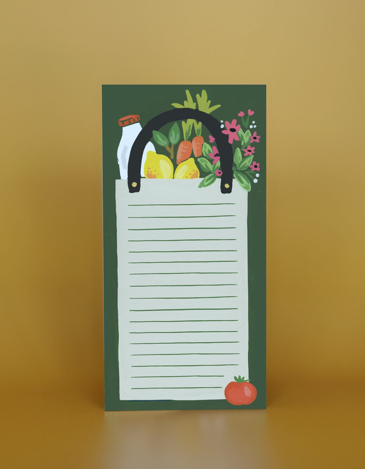 Magnetic Market List Pad | Grocery Bag