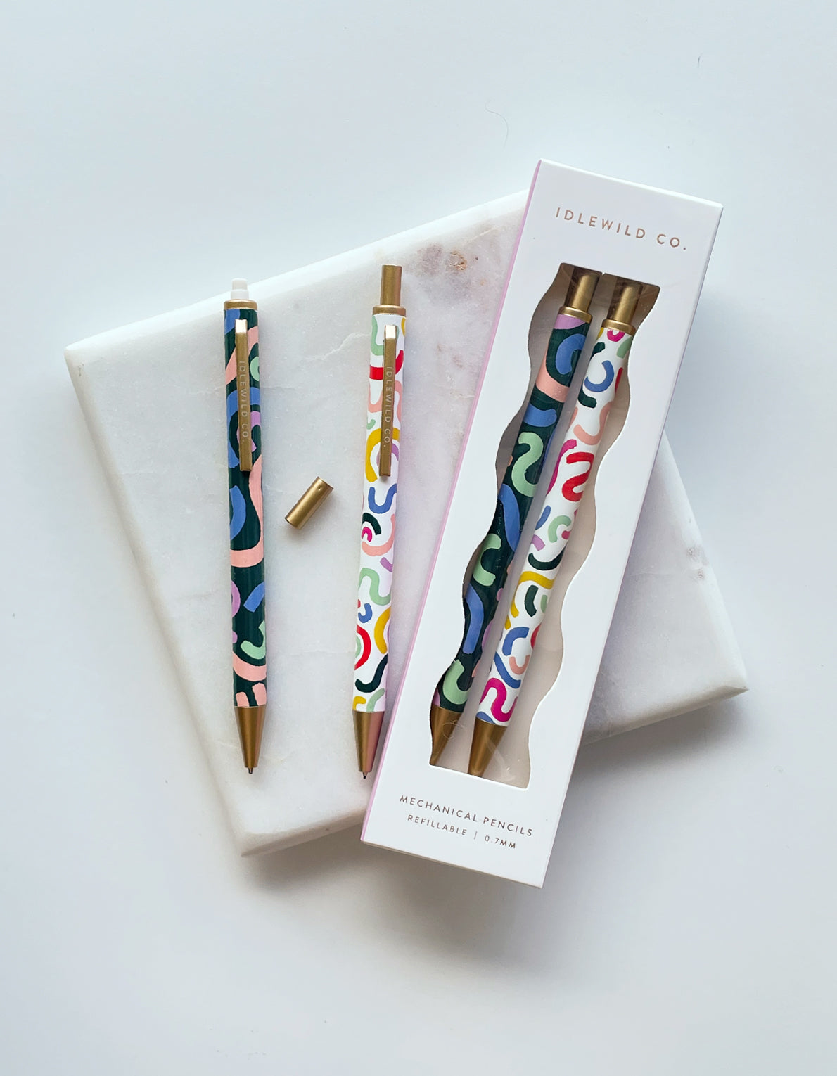 Mechanical Pencils | Rainbow Squiggle