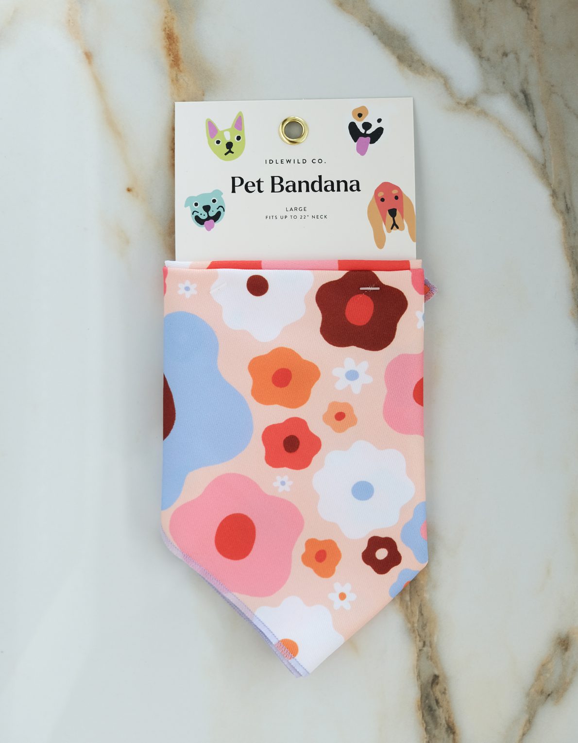 Pet Bandana | Coral Floral