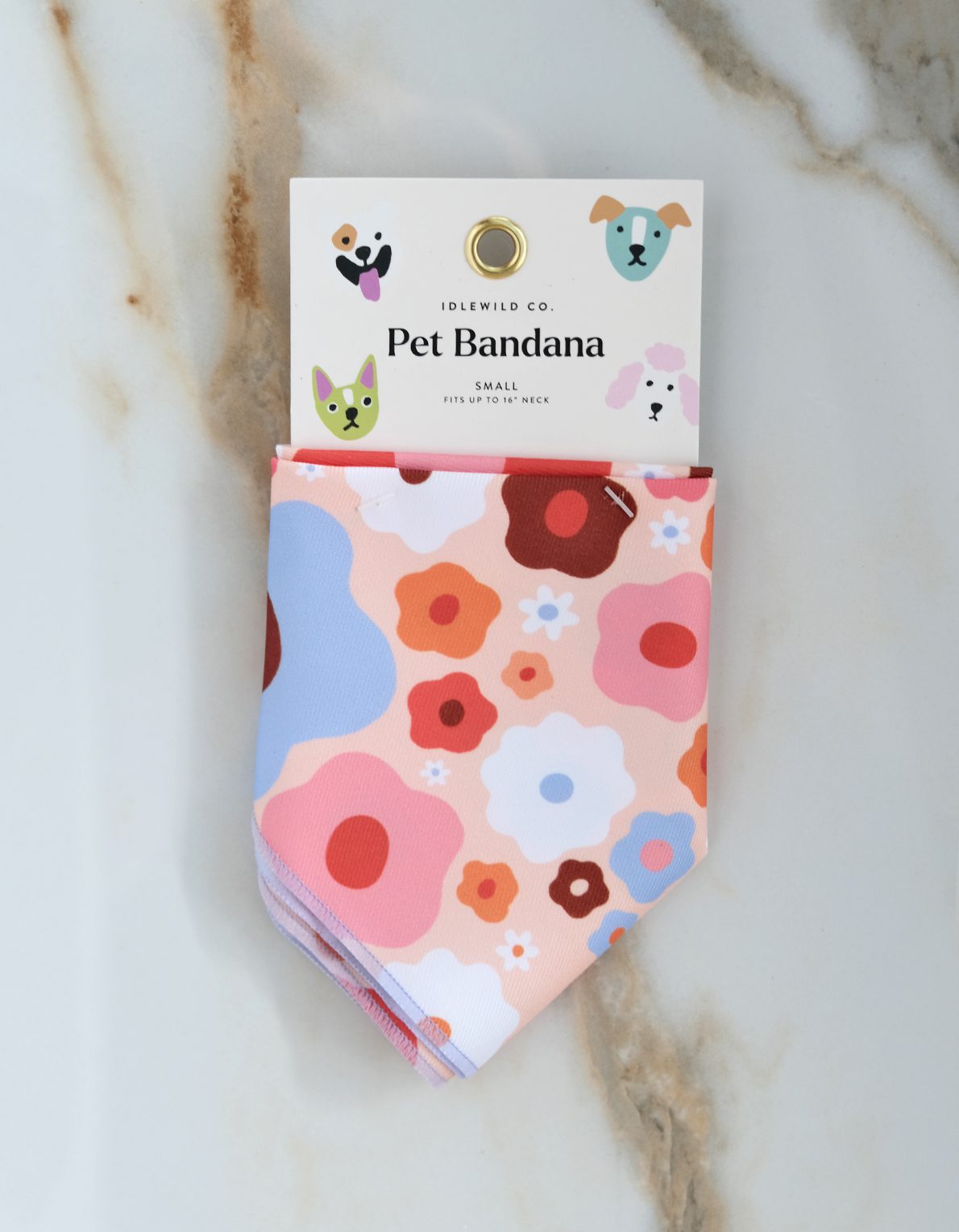 Pet Bandana | Coral Floral