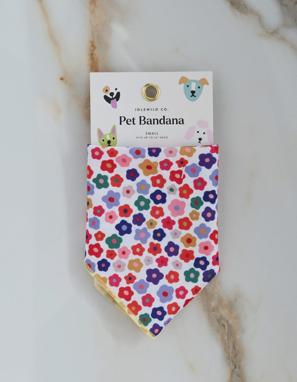 Pet Bandana | Rainbow Daisy