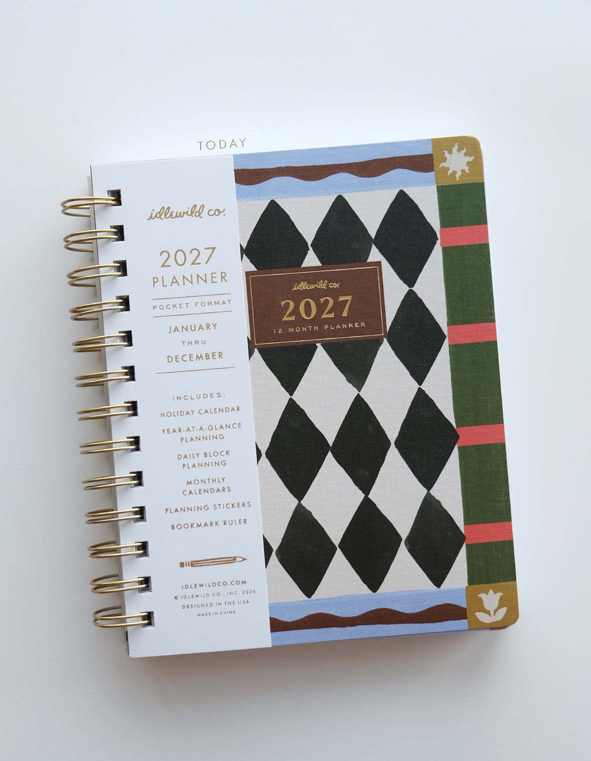 2027 Pocket Planner | Black Diamond