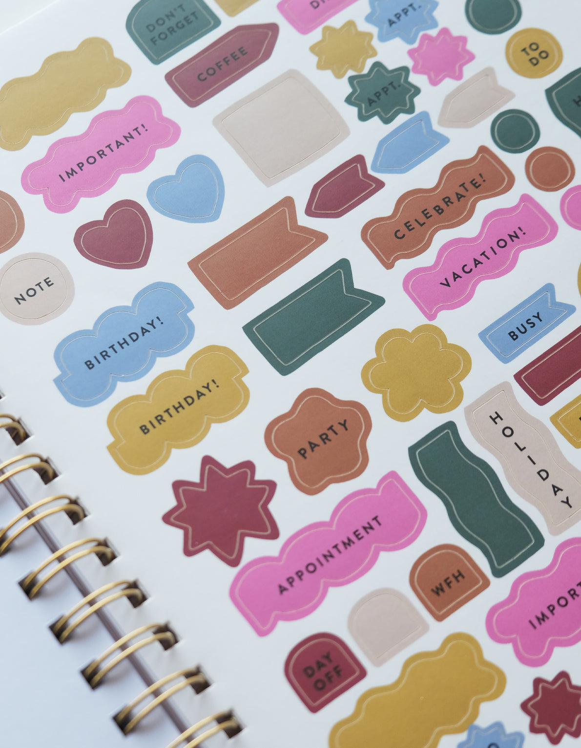 2027 Large Format Planner | Cabana Stripe