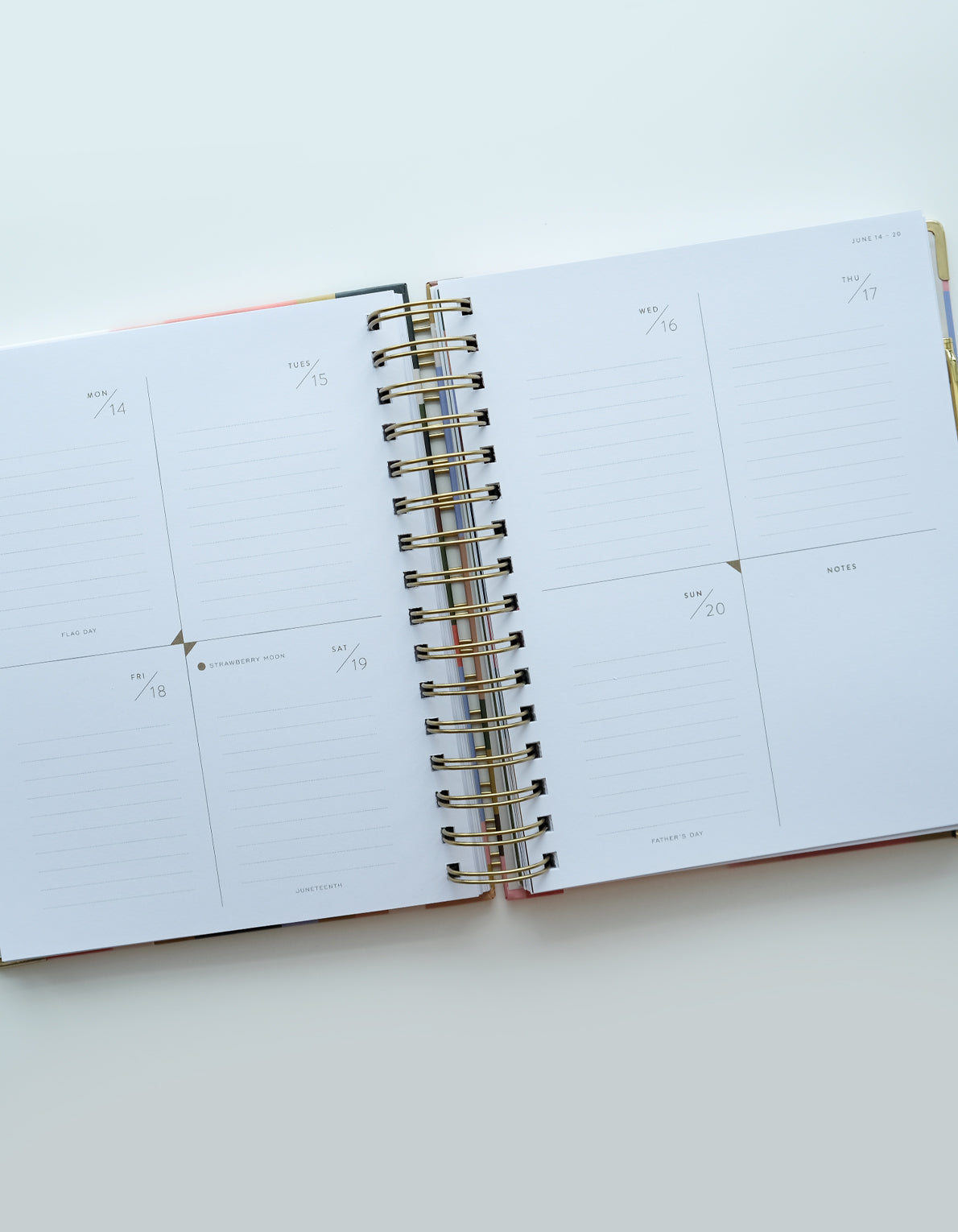 2027 Spiral Bound Planner | Folk Art Tulip