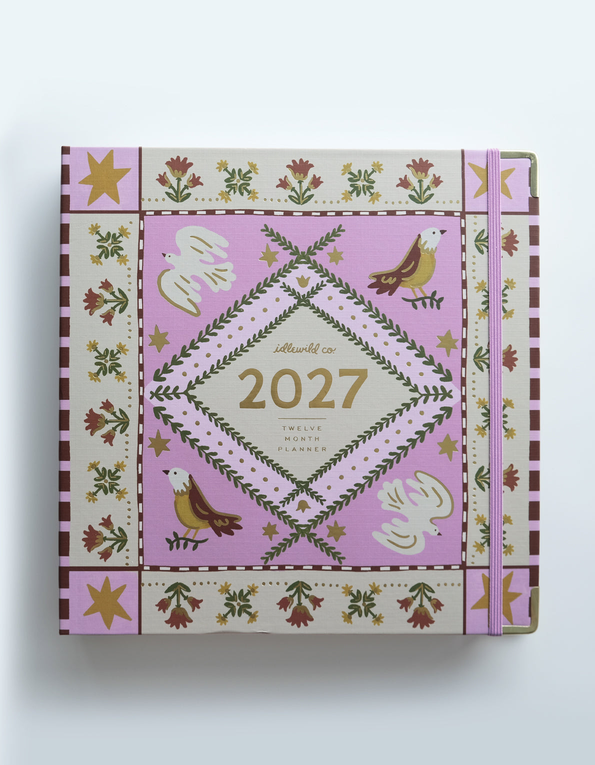 2027 Binder Planner | Folk Art Print
