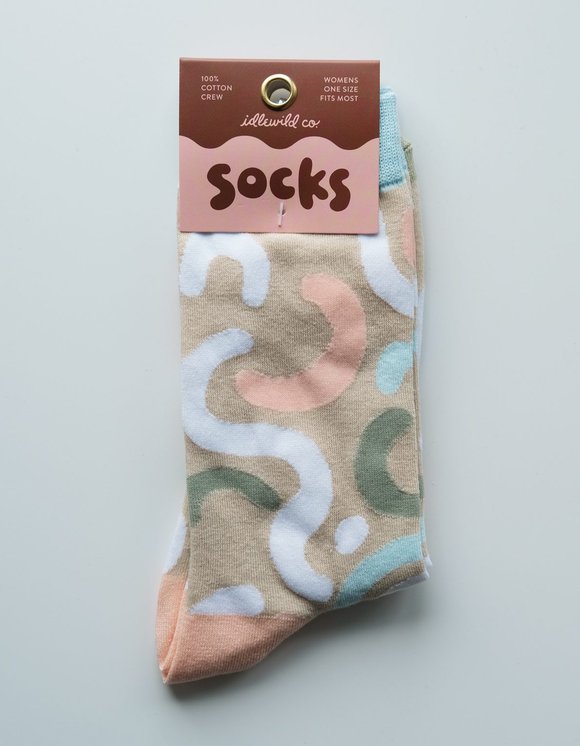 Crew Socks | Pastel Squiggle