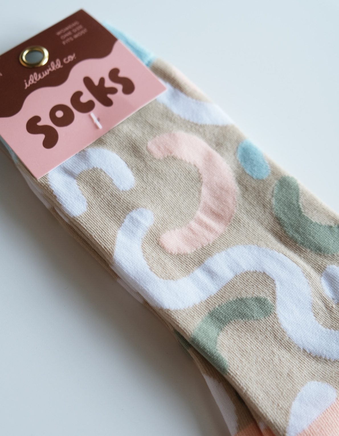 Crew Socks | Pastel Squiggle