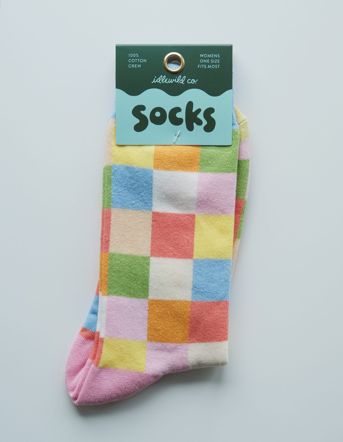 Crew Socks | Rainbow Checks