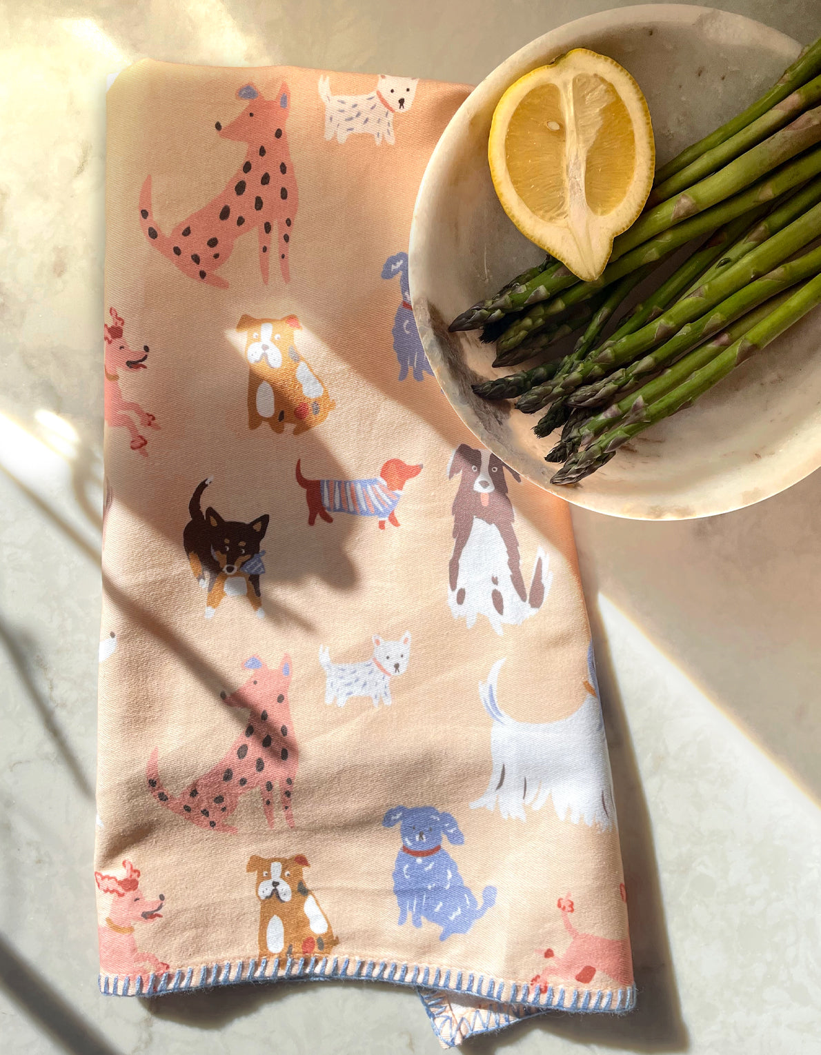 Cotton Tea Towel | Dogs