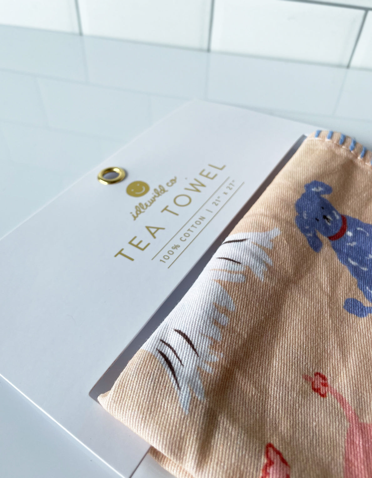 Cotton Tea Towel | Dogs