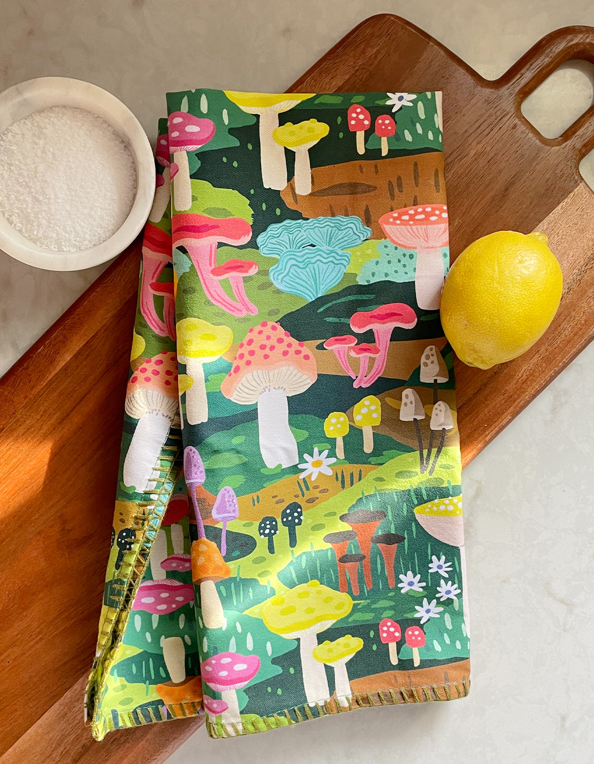 Cotton Tea Towel | Mushroom Heaven