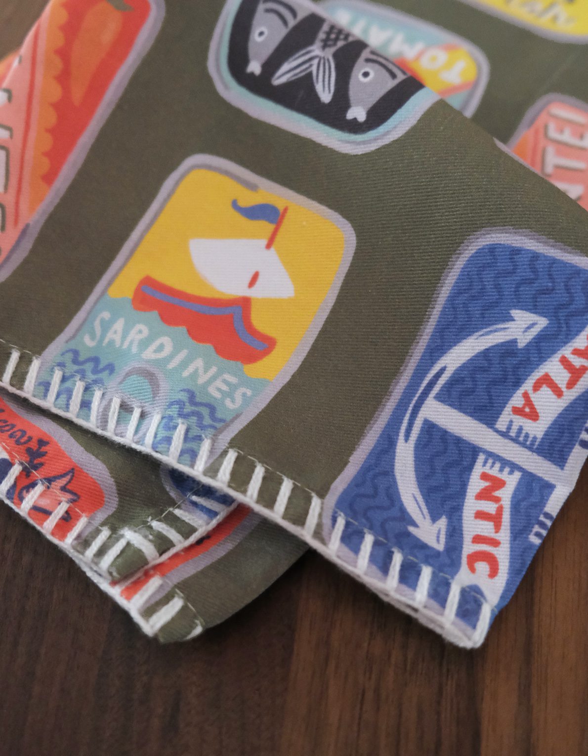 Cotton Tea Towel | Tinned Fish