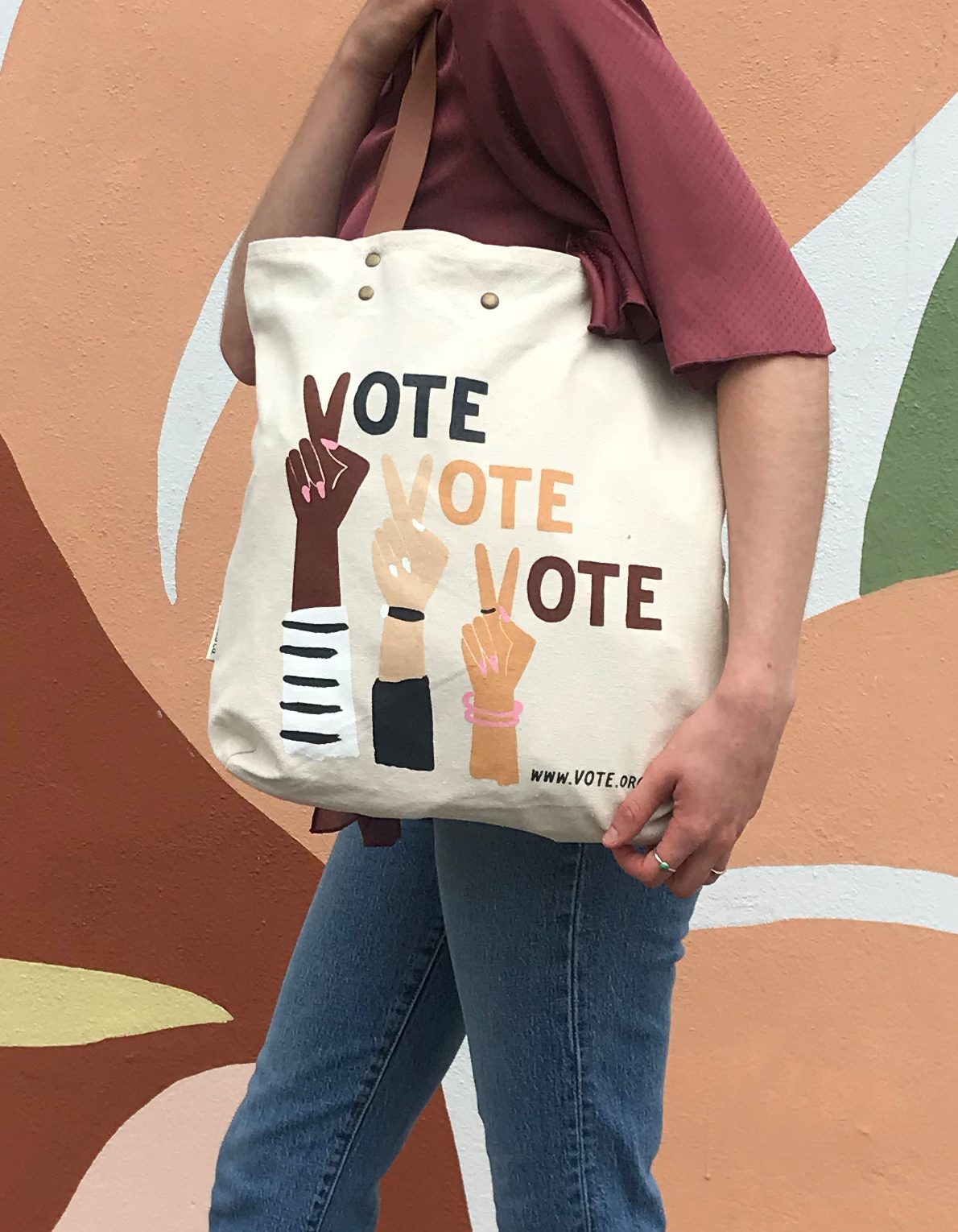 V for Vote! Screen Printed Tote