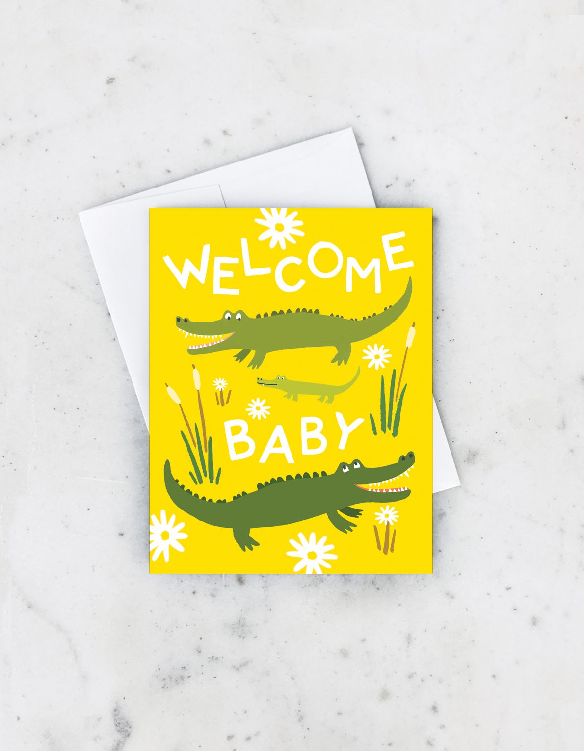 Baby Greeting Card | Gator Baby