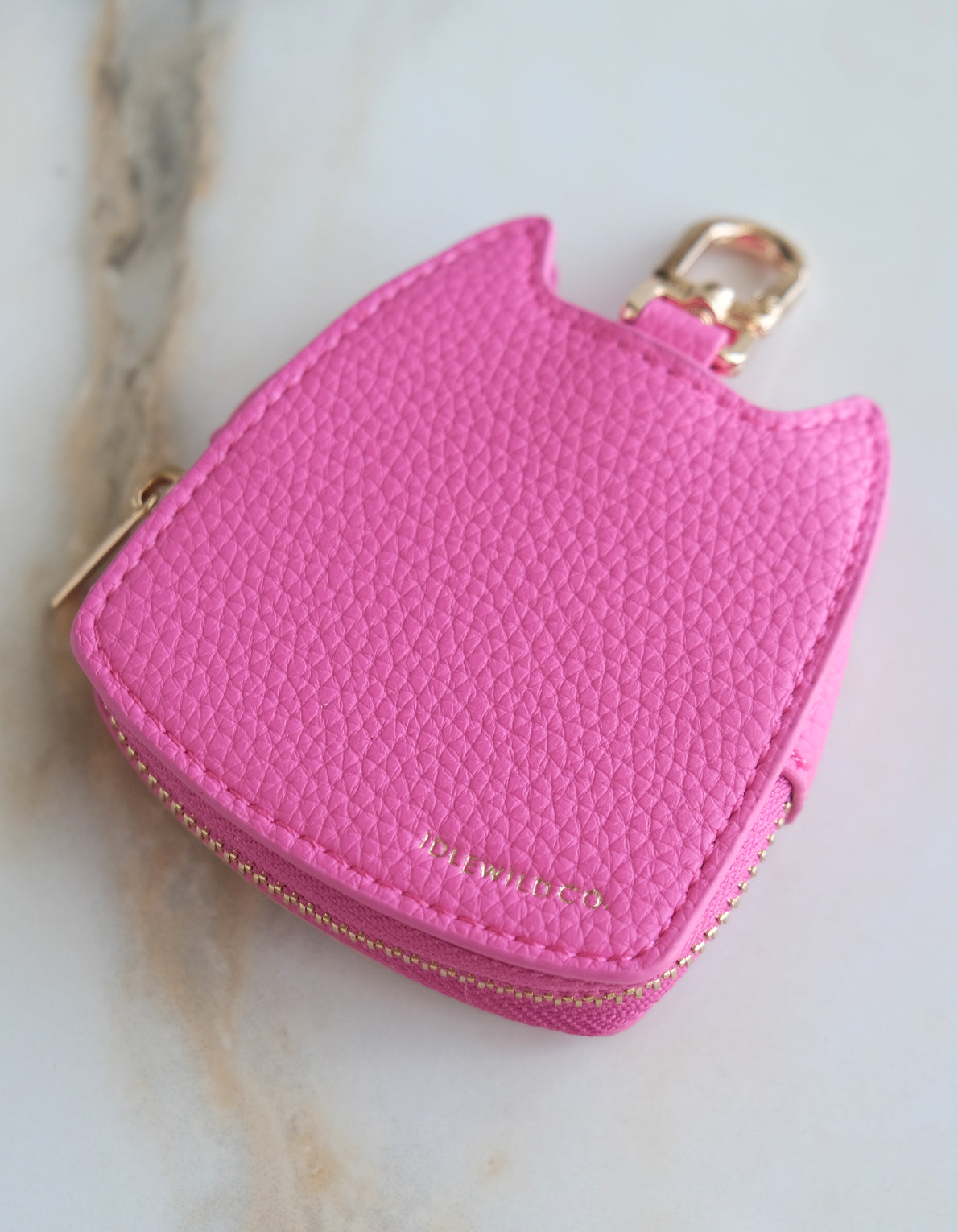 Coin Pouch Bag Charm | Pink Cat