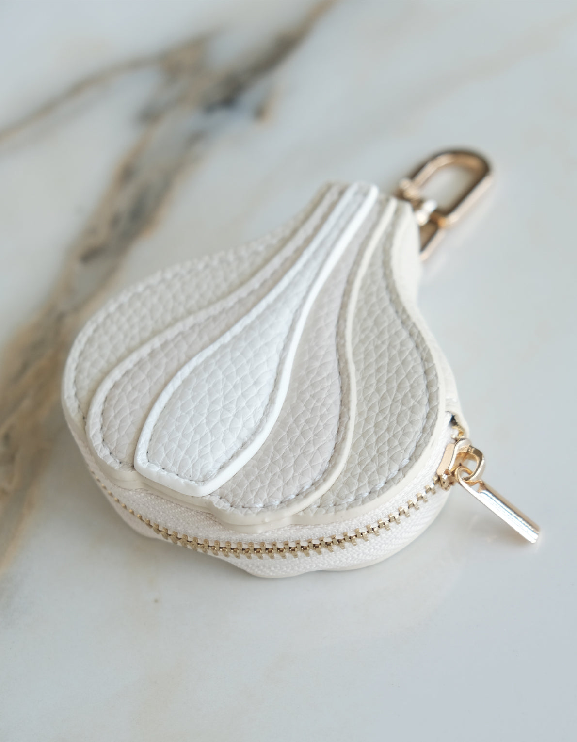 Coin Pouch Bag Charm | Garlic