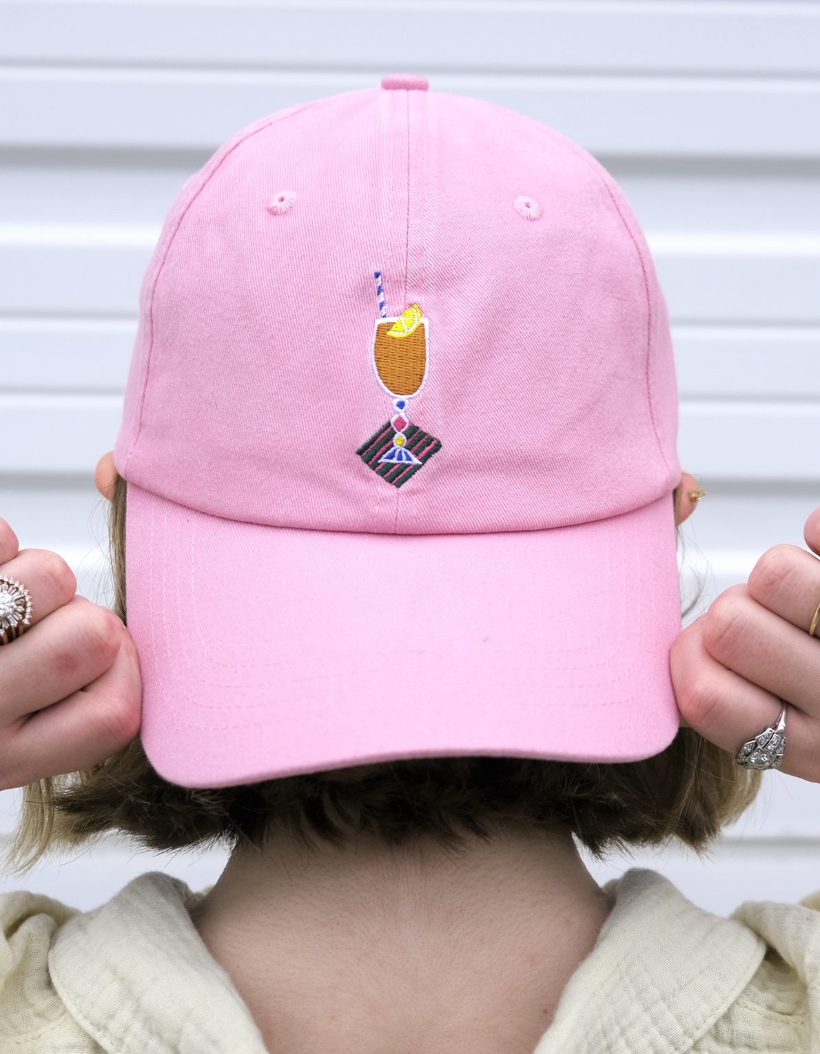 Embroidered Hat | Aperol Spritz
