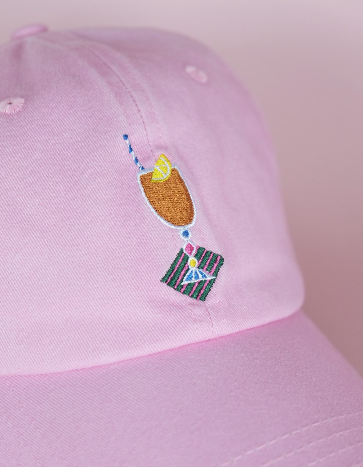 Embroidered Hat | Aperol Spritz