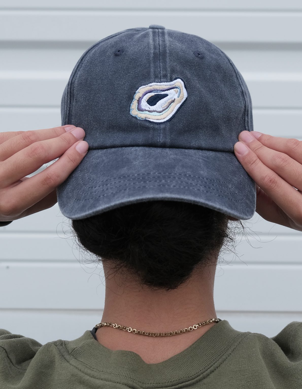 Embroidered Hat | Oyster