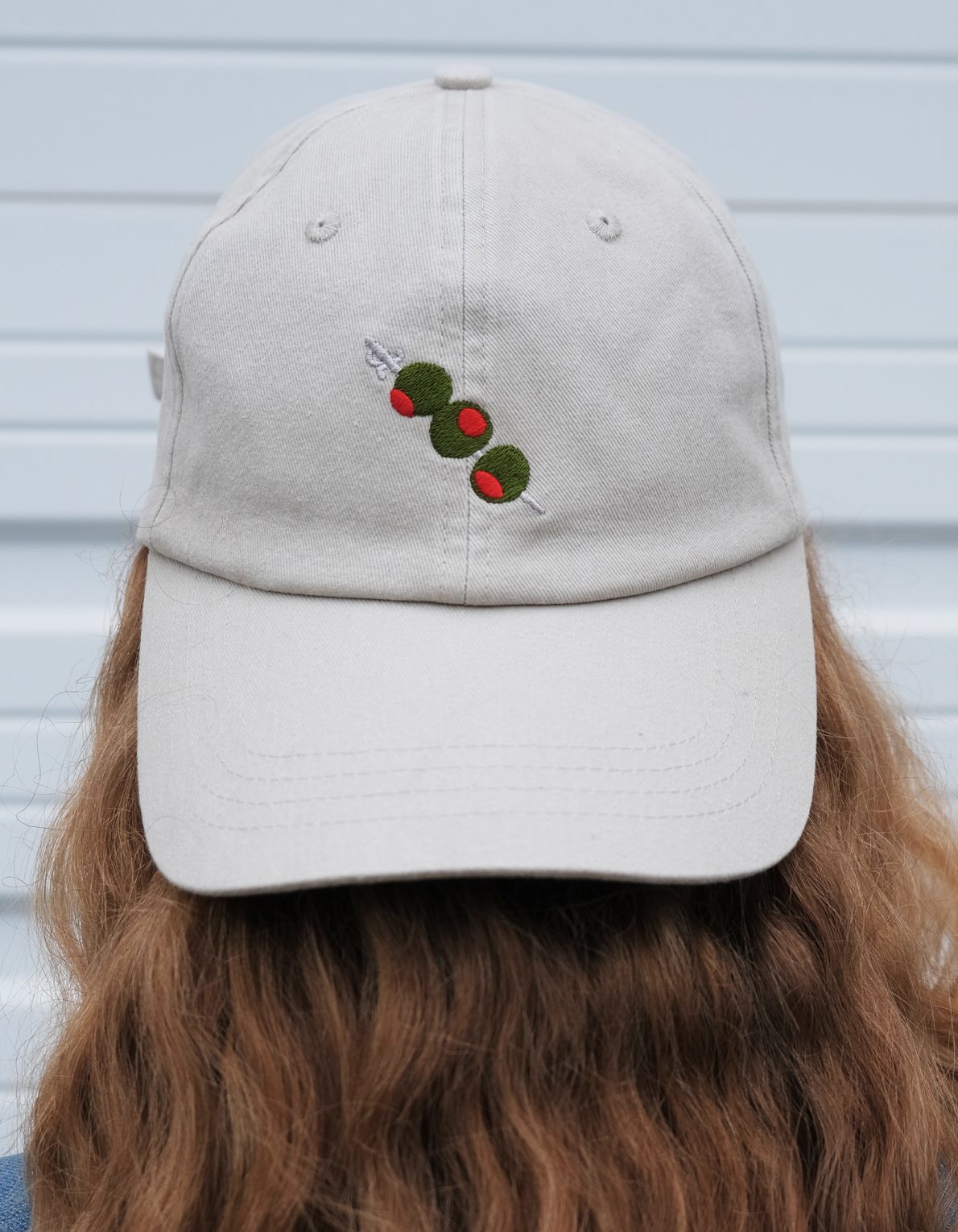 Embroidered Hat | Olives