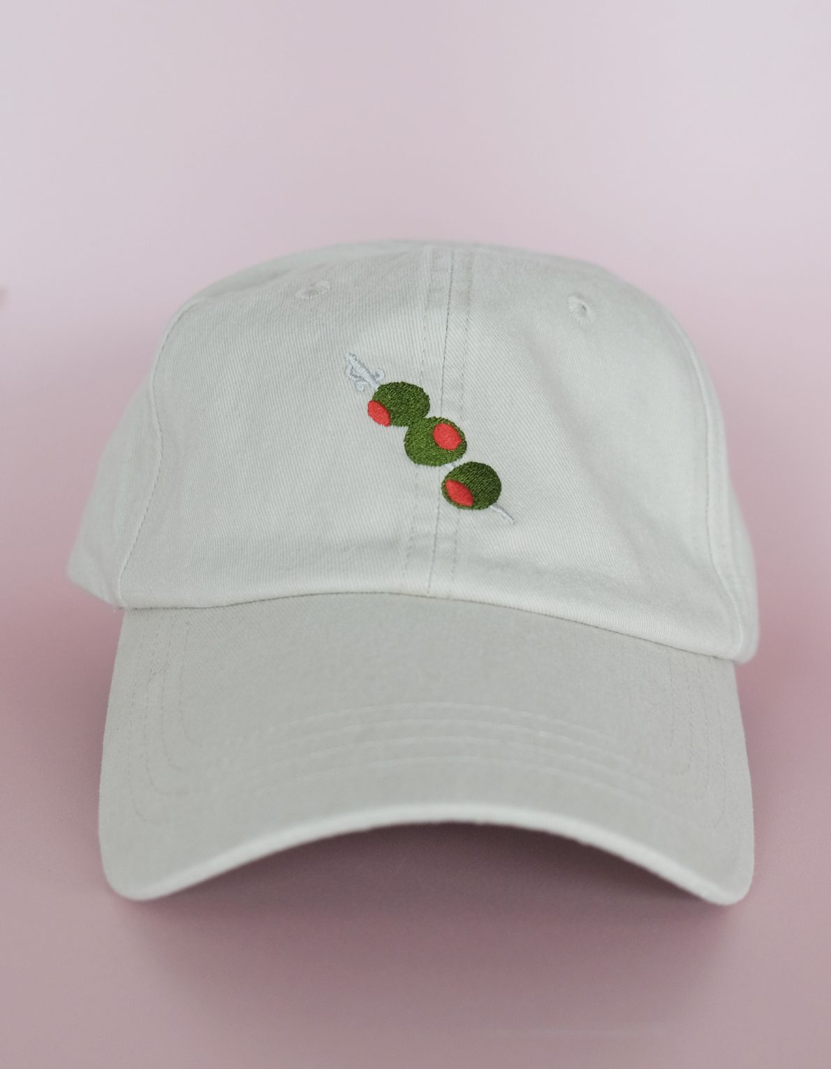 Embroidered Hat | Olives
