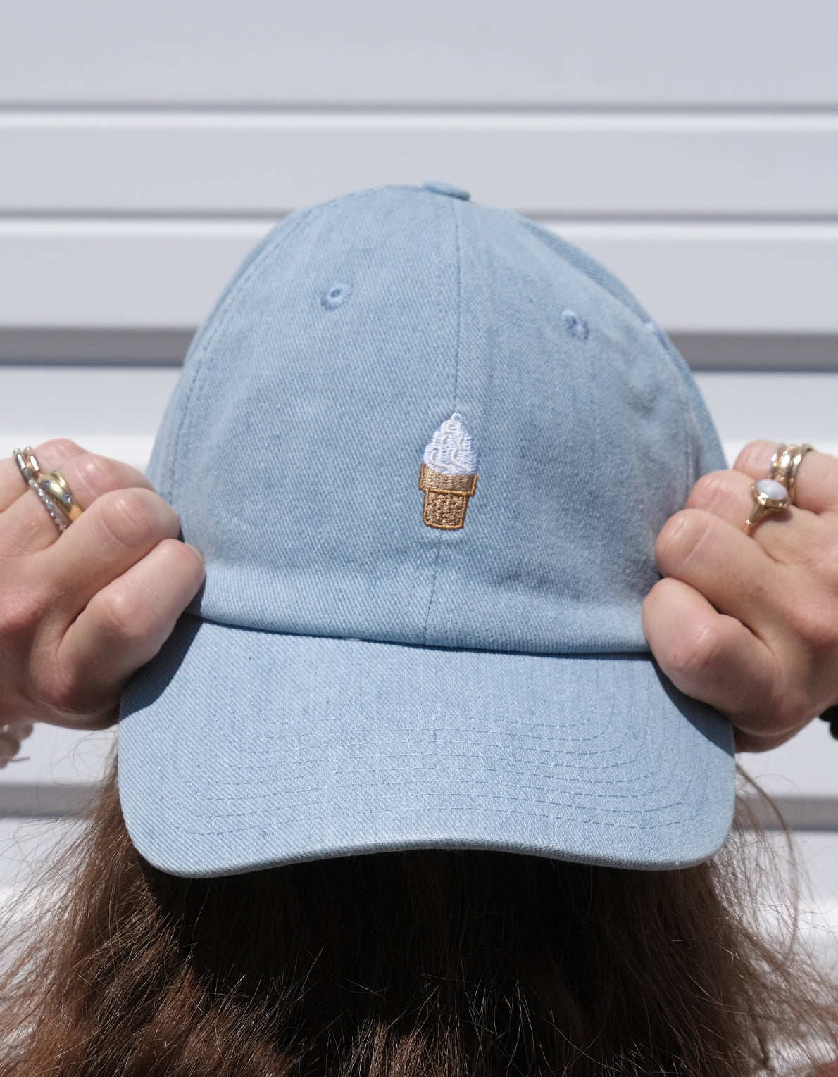 Embroidered Hat | Soft Serve Ice Cream Cone