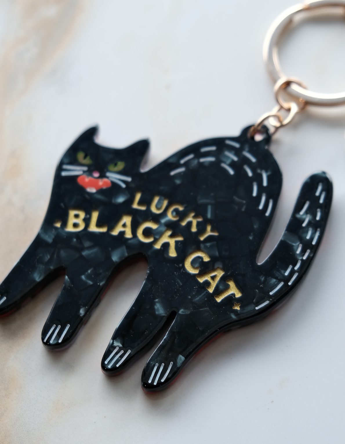 Lucky Bag Charm | Black Cat