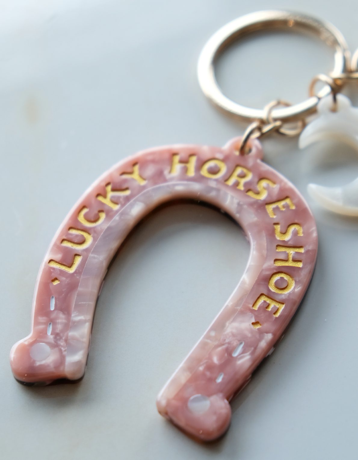 Lucky Bag Charm | Horseshoe