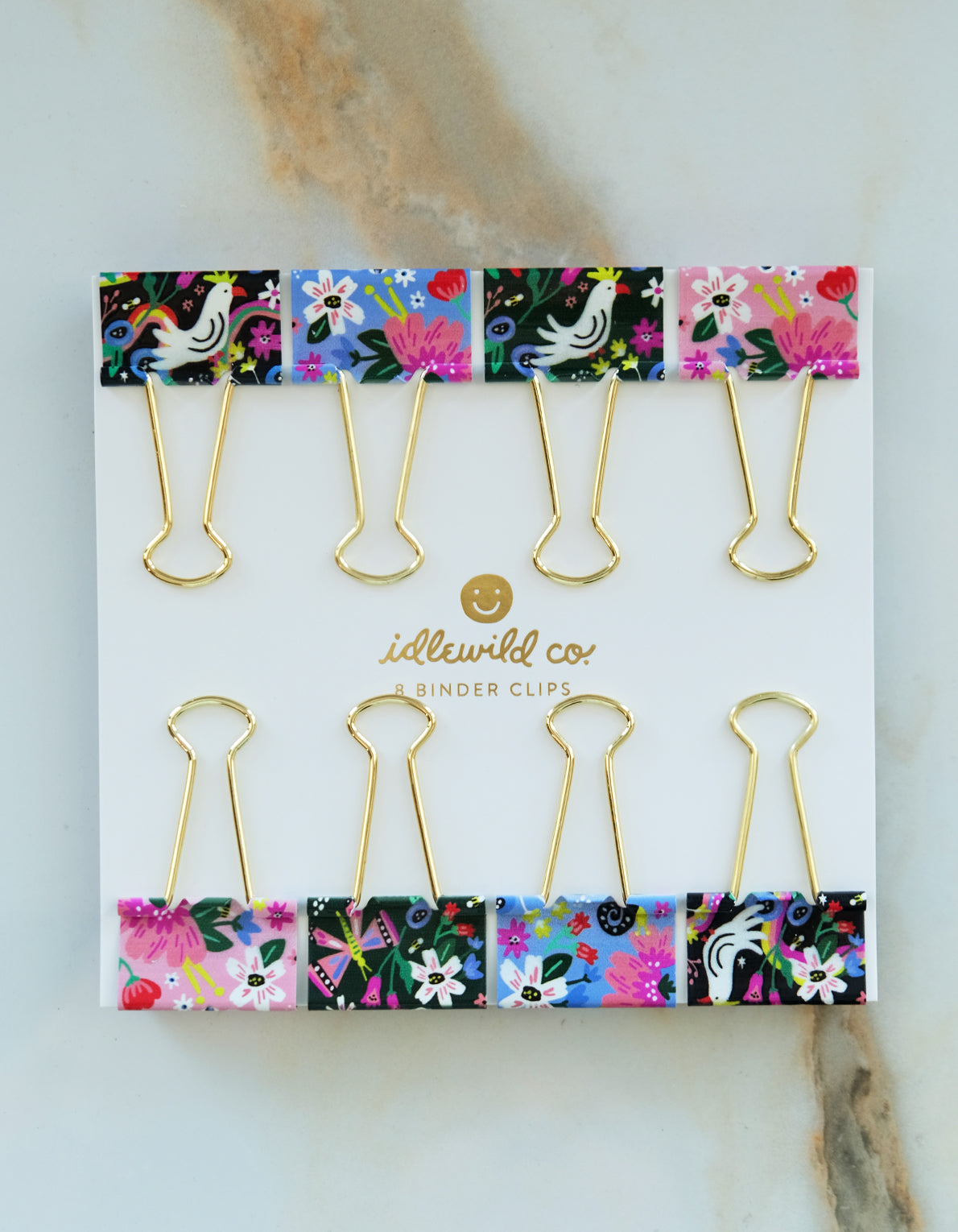 Binder Clips | Floral