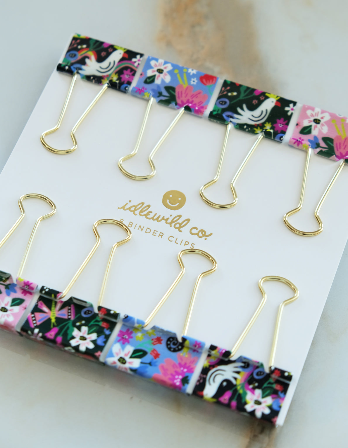 Binder Clips | Floral